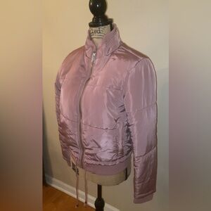 Ci Sono: Mauve Puffer Jacket